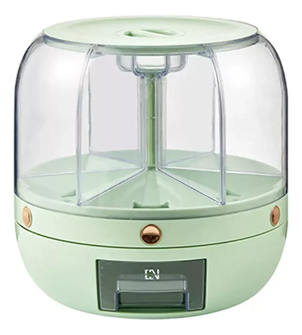Kitchen Grain Storage Container, Dispenser, Rotação de 360 ° - Imagem 7