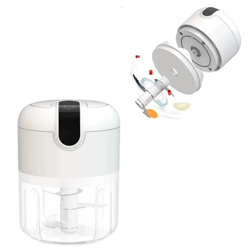 Mini Processador Usb De Alimentos Elétrico Original 250ml Bivolt Cozinha
