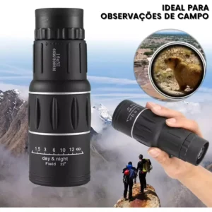 Super Monóculo Luneta Profissional Telescópio 16x52 Visão de Longa Distância