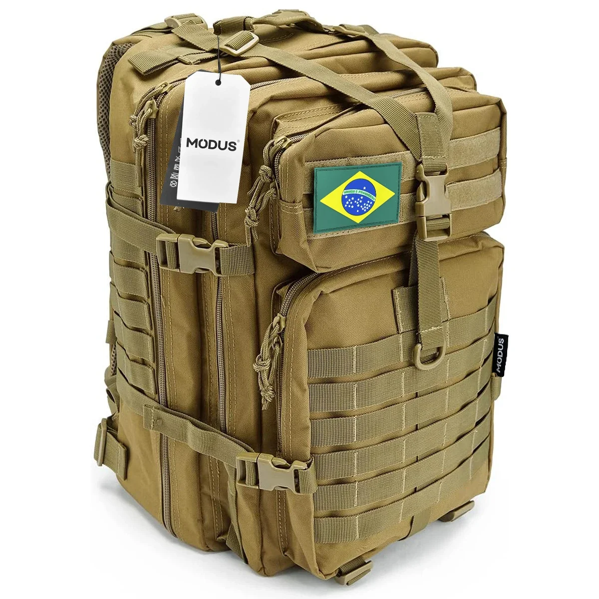 Mochila tática ao ar livre, à prova d'água, grande capacidade, - Imagem 3