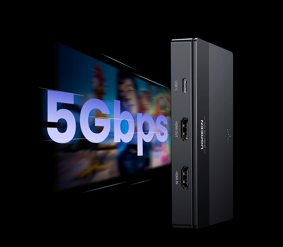 UGREEN Placa de Captura de Vídeo HDMI 4K 60Hz, Conversor HDMI para USB/Tipo-C - Imagem 24