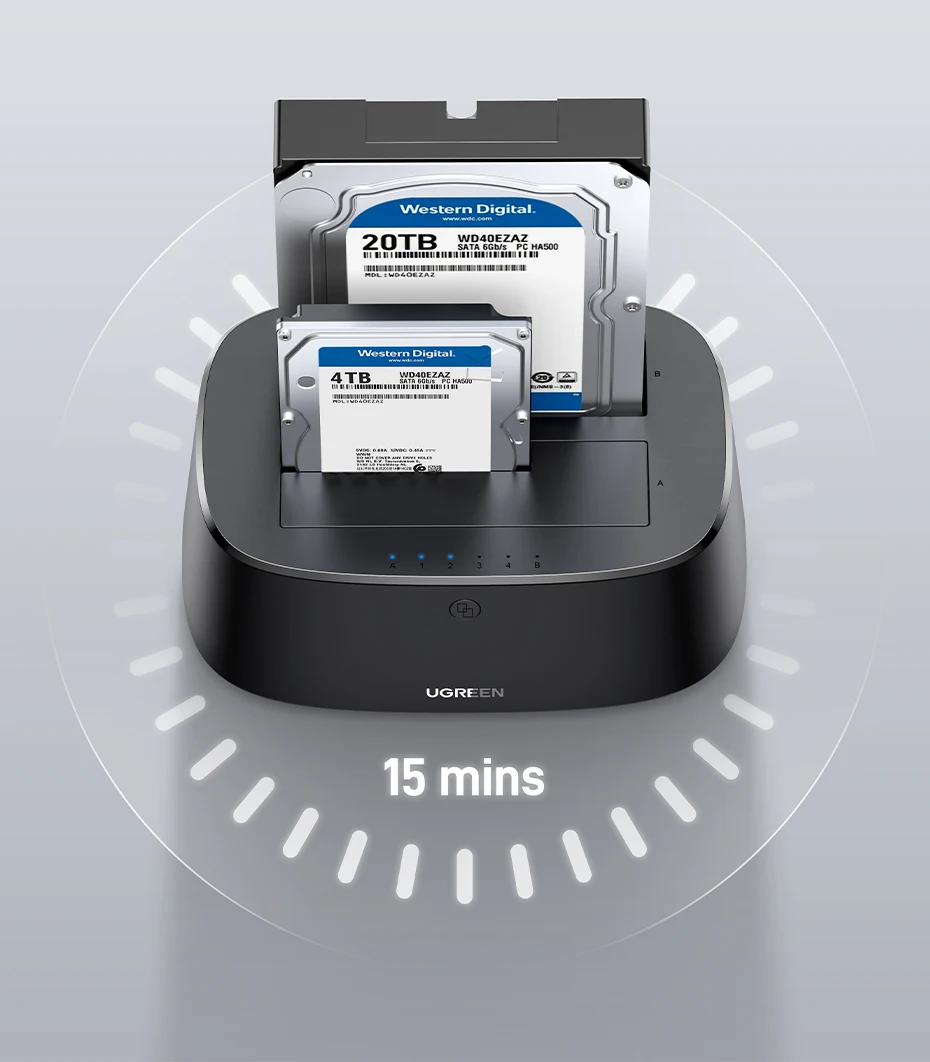 Gabinete docking station hdd usb 3.0 adaptador disco SSD - Imagem 30