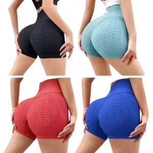 Short Calcinha Encolhe e Diminui Barriga Feminino Cintura Alta Modelador De Cintura Tecido Fitness