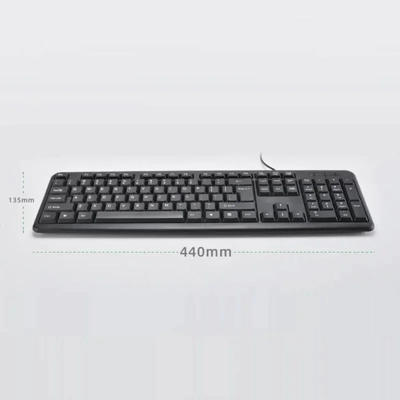 Teclado USB Com Fio ABNT2 Padrão Brasil 2.4GHz - Imagem 6