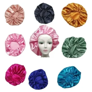 Kit c/ 12 Touca de Cetim Anti-Frizz para Dormir