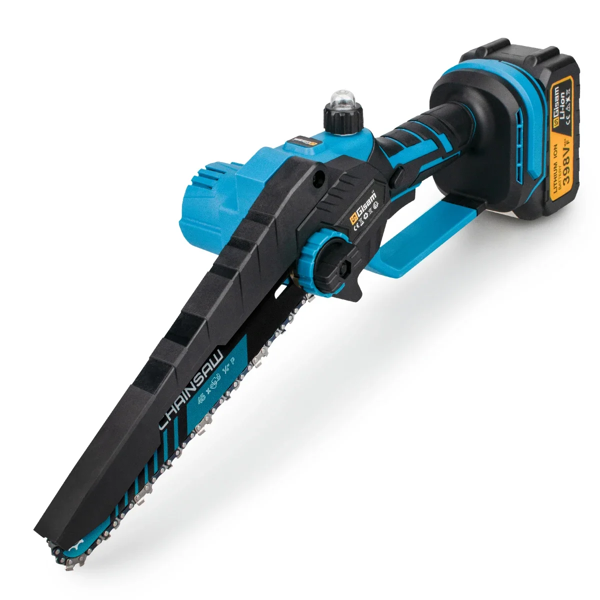 Motosserra Elétrica Sem Fio Brushless, 8 ", Portátil, Jardim, Madeira - Imagem 8