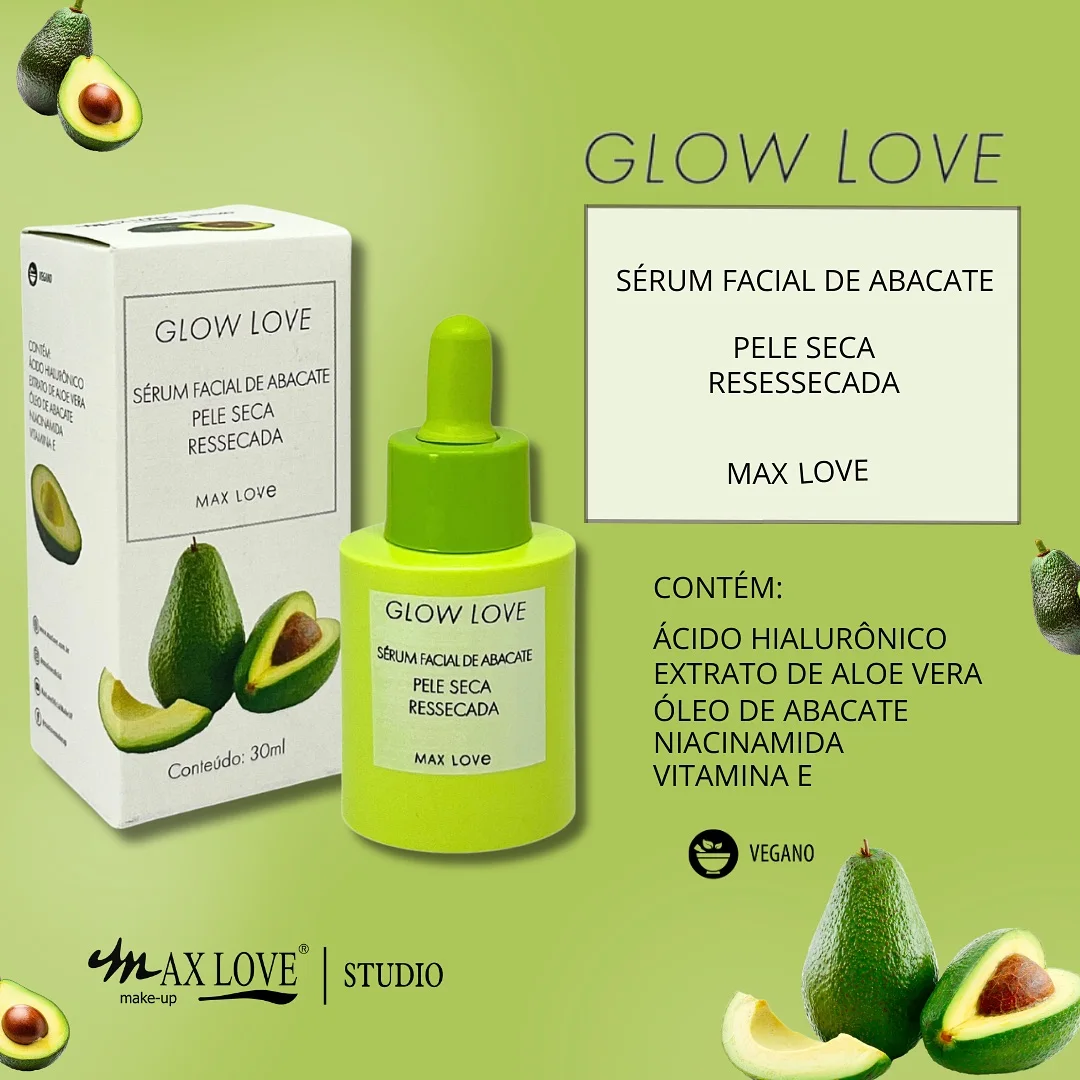 Kit Completo 5 itens Linha Glow Love Abacate Max Love - Imagem 2
