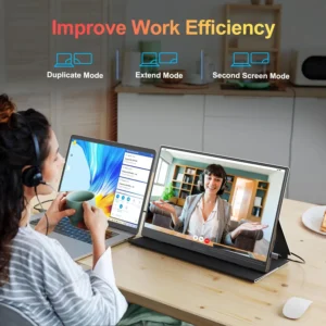 Monitor portátil de 15.6 polegadas de jogos para pc/ps3/4/5/switch/xbox/laptop/telefone