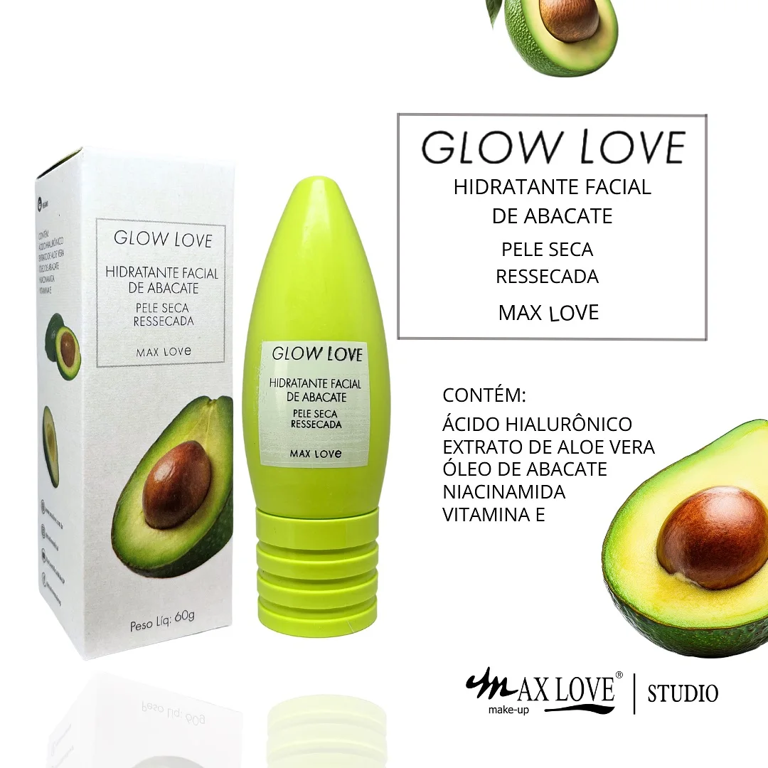 Kit Completo 5 itens Linha Glow Love Abacate Max Love - Imagem 3
