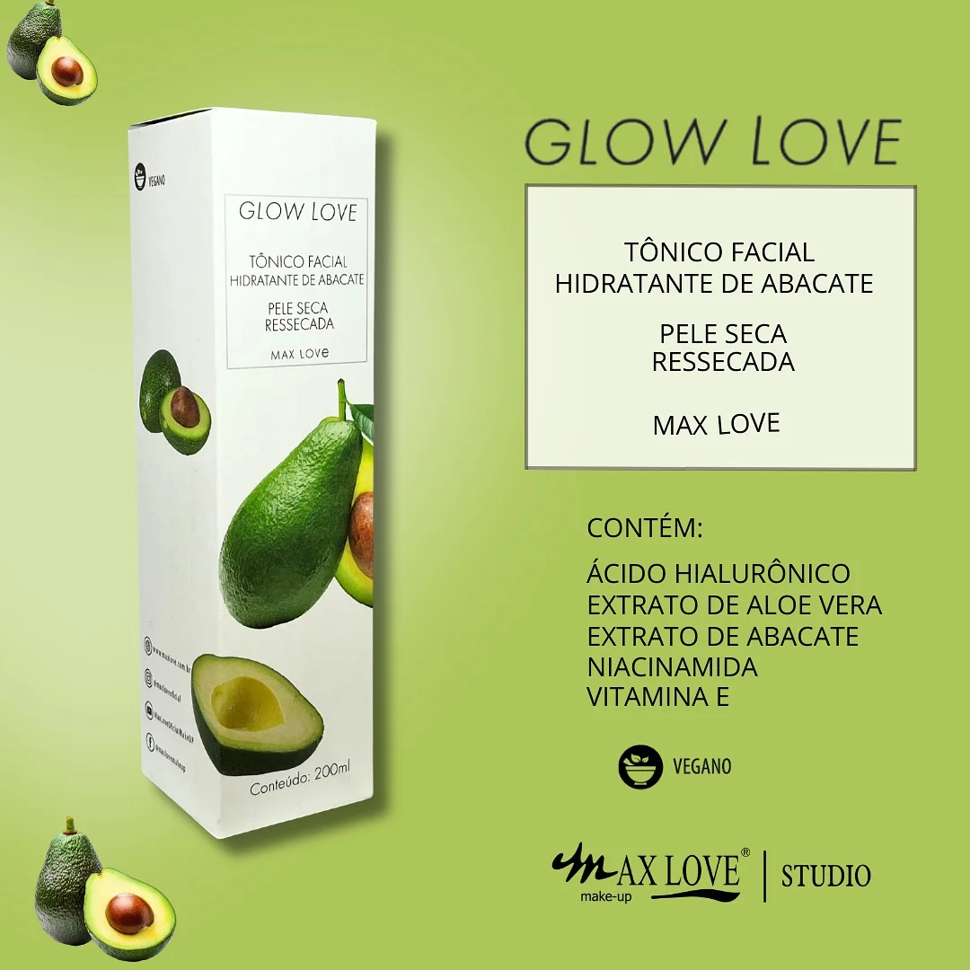 Kit Completo 5 itens Linha Glow Love Abacate Max Love - Imagem 5